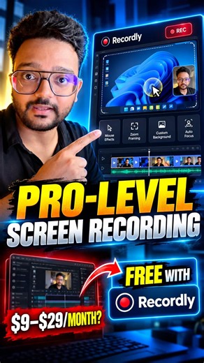Best FREE Screen Recorder for PC? 🤯 Recordly #Shorts #TechTips #FreeSoftware
