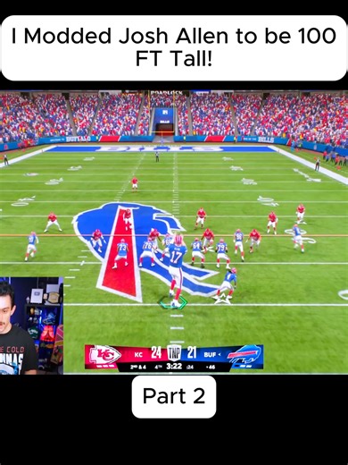 I Modded Josh Allen to be 100FT Tall!