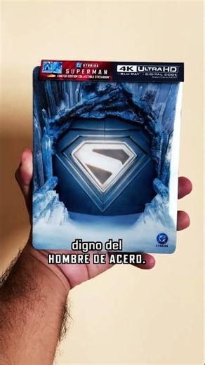 Un vistazo al steelbook 4K más esperado: Superman 2025