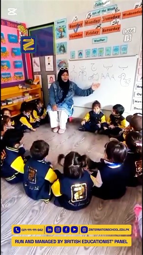 Z International School on Instagram‎: "نرسری آیئ کے طلباء نے آج کھیل کھیل میں کی حروف کی پہچان ،چھوٹے قدموں نےبڑی سیکھ پائی ،😊 حروف ڈھونڈو، علم بڑھاؤ Z International School Nurturing Excellence Run and Managed by British Educationists' Panel ! Campuses: Senior Campus: 110, Z International Avenue, Bahadurabad, Karachi. 021-34941444 I 0300-0774345 Junior Campus: 126, Z International Avenue, Bahadurabad, Karachi. 0300-0774345 Pre Junior Campus: 350, Block-3, Bihar Muslim Co-operative Housing Socie