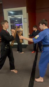 1.8K views · 11 reactions | Black belts starting tonfa training lately due to completing their Bo katas⛩ They 1st learned the blocks and spins with strikes and now working on moving while applying what they learned屢屢⛩At a slow pace of course屢屢 | Thomas Karate Studio | Facebook