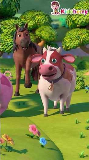 Animal Choo Choo Train 🚂🐶🐮 | Animal Train Song for Kids | KIdsberry Nursery Rhymes & Baby Songs