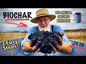 The Easiest Way to Make Biochar (No Drum or Barrel!)