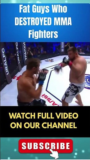 Fat Guys Who DESTROYED MMA Fighters