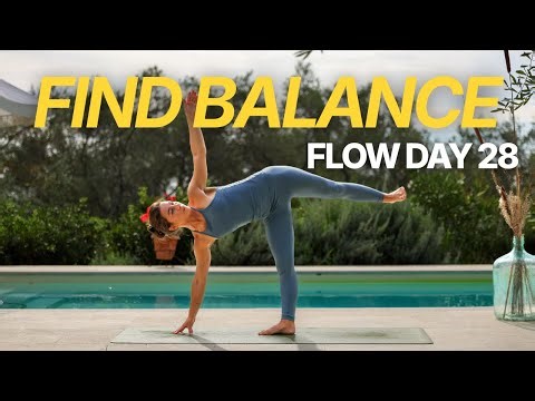 Yoga For Balance | 30 Min | Day 28 Flow Challenge