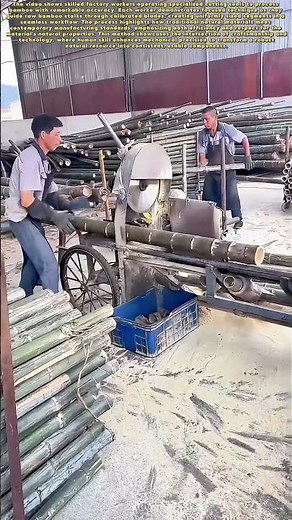 Bamboo Craft: Precision Cutting Techniques in Modern Factories