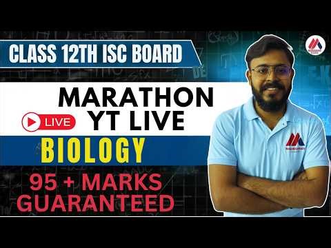 ISC Class 12 Biology | LAST BOARD WEAPON 🔥 LIVE MARATHON Schedule