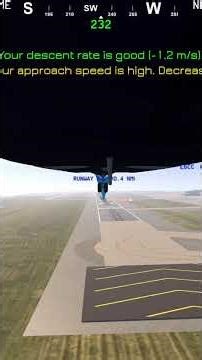 Average Ryanair landing recreation in flight simulator advanced