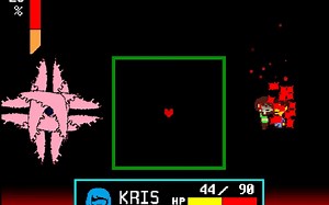 当你在VS.Frisk中试图砍死Frisk