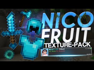 NicoFruit 16x - MCPE PvP TEXTURE PACK (DEFAULT EDIT) - MINECRAFT BEDROCK EDITION
