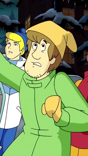 When the 'friendly' snowman isn't so chill after all 🥶👀 #ScoobyDoo #Daphne #Shaggy #Scooby #Fred