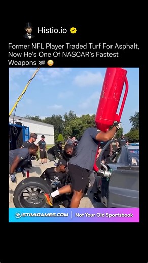 HISTIO on Instagram: "He went from locking down wide receivers to locking in NASCAR pit stops. 🏈➡️🏎️ Former NFL cornerback Bud Noel traded turf for asphalt, bringing his speed, precision, and discipline from football to the NASCAR Cup Series. Today, he’s one of the fastest weapons on the track—not as a driver, but as a pit crew member making split-second moves that win races. Changing tires, fueling, and adjusting in under 2 seconds, his quick hands and explosive athleticism turn seconds into 