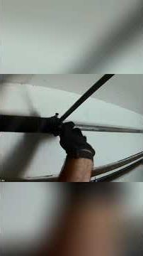 The Easiest Garage Door Tension Fix #GarageDoorRepair #DIY