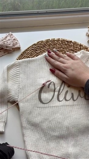 Cozy Winter Hobby - Grab my kit on Etsy and watch my tutorial on my channel!🪡✨ #embroideredsweater