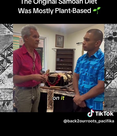 What did our people eat before imported food changed everything? In this interview, Afioga Galumalemana Steve Percival explains how the traditional Samoan diet was largely plant-based, built around natural foods from the land and sea. This conversation highlights how lifestyle and food systems have changed over time and why understanding our roots matters for the health of future generations. 🎥 Full documentary interview now live on YouTube 🔗 Link in bio #Back2OurRoots_Pacifika #samoa #plantba