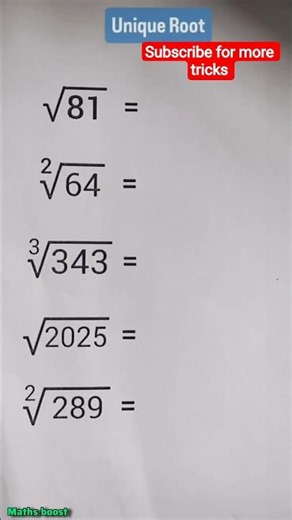 unique maths tricks #10thmaths