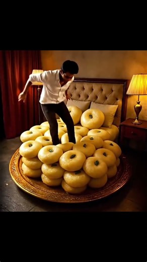 Papa sleep on Fox Bed 😱 🐺 #Catsoftiktok#CatLovers #cat #cute #FunnyCats#catcartoon#fyp#ai#shorts