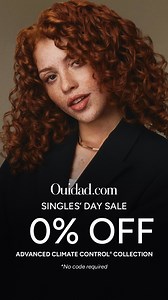 Smooth, defined curls deserve some self-love. The Advanced Climate Control® Collection is 33% off for Singles Day—only 48 hours to shop! | Ouidad
