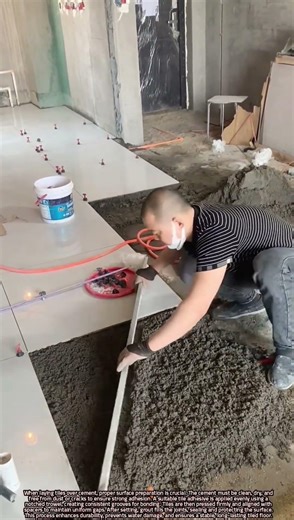 Proper Tile Installation on Cement Surfaces