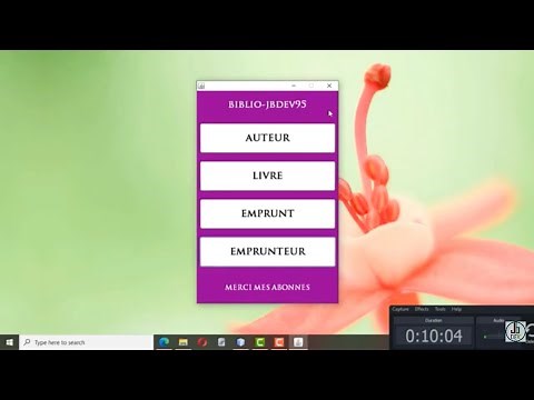 TUTO JAVA : GESTION D'UNE BIBLIOTHÈQUE #netbeans