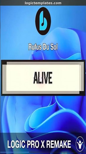 Remake Rufus Du Sol's ALIVE in Logic Pro