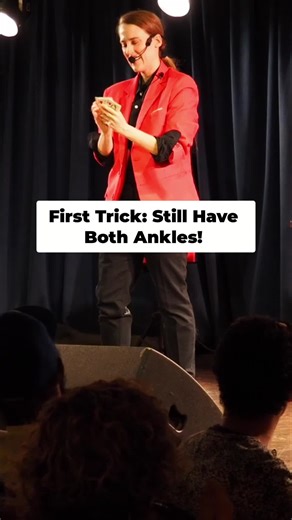 Magician's Hilarious Act of Dodging Danger