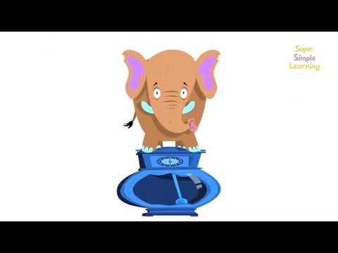 Super Simple Songs Big Elephant Sat On A Clock Intro Logo Sponsored By Klasky Csupo 2001 Effects