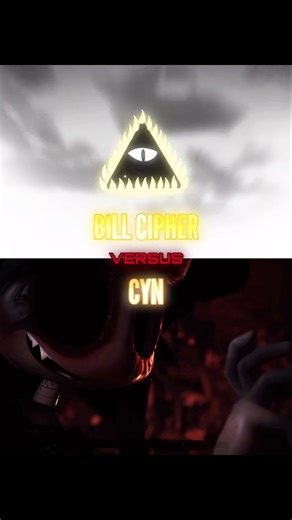 1K Open Collab | Bill Cipher vs Cyn | #gravityfalls #murderdrones #vsedit #shorts
