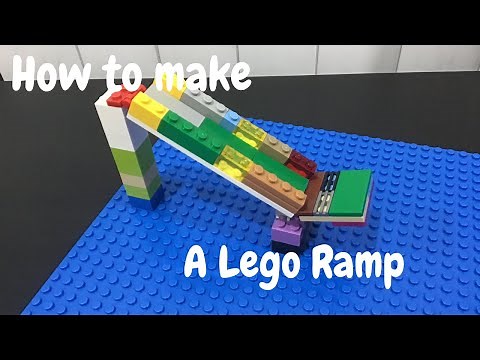 How to make Lego ramp *no technic pieces*