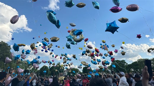 Vigil held for Nate White at Rufus King International High School