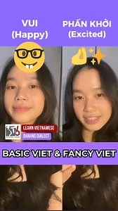 Common vs. Fancy Vietnamese 💅 Same meaning, different vibes. Which basic word should we upgrade next with a fancy version? #LearnVietnamese #danangdialect #tiengvietoi #stopstayingstartliving #vietnameseculture #patreon #languagelearningtips ---------------------------------- For more information about Vietnamese lessons, contact us at: 🌐Website: tiengvietoi.com ✉️Email: info@tiengvietoi.com ☎Phone: ⁨090 224 89 53⁩ 🏫Head office and center: No 19A, lane 8, Vong Thi, Tay Ho, Hanoi 🏫Classroom b