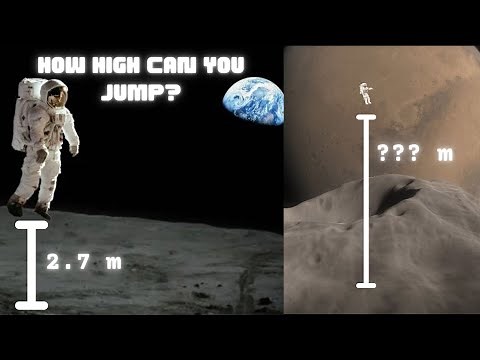 How High Can You Jump on Planets of the Solar System