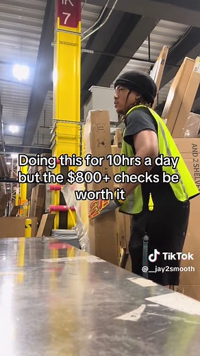 Amazon Warehouse Job Pay: $800 Weekly Checks for 10hr Shifts