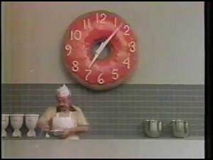 1986 Fred the Baker Dunkin' Donuts Time Ad