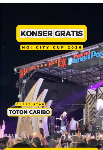 Konser Gratis HGI CITY CUP 2026 di Makassar
