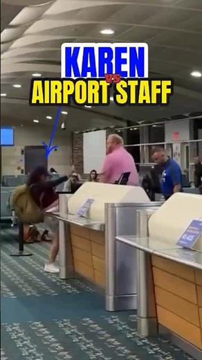 Karen Goes Wild at the Airport ✈️ Big Mistake! #karen