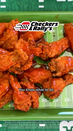 144K views · 14 reactions | Why pay more when the real ones know… $1 Classic Wings hit different.  Tap in: 5 for $5. 10 for $10. 20 for $20. Get the perfect wings at Checkers & Rally’s.  | Checkers and Rally's | Facebook