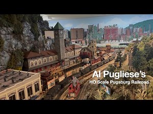 Fantastic HO Scale Layout! Al Pugliese's Pugsburg Railroad- a Great Model Railroad!
