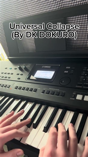 Universal Collapse By DK DOKURO on Piano #shorts