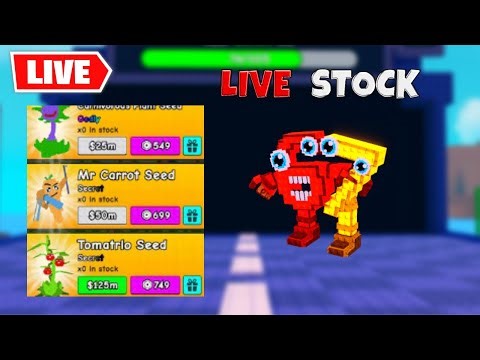 🔴*LIVE* PLANTS VS BRAINROTS STOCK AND TRADE 24/7
