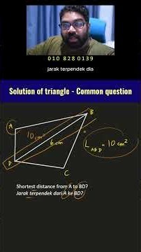 Form 4 Add Maths - Solution of triangle