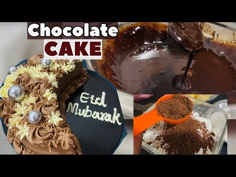 The easy and best CHOCOLATE CAKE recipe for Eid / Naveena's Tiny Tips / Eid dessert recipe