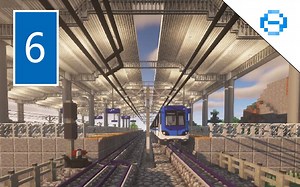 【Minecraft】在MC中体验真实的轨道交通 ShanhaiiCraft2周目 轨道交通6号线翻新POV