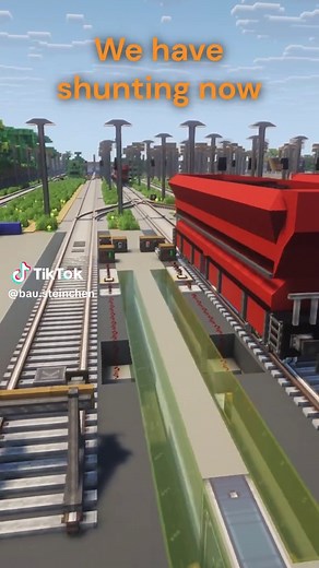 Minecraft Create Train Base Shunting Build