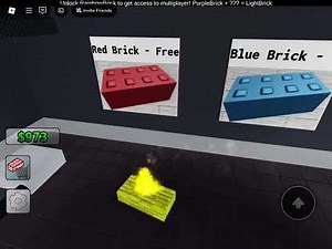 how to make rainbow brick in brick labs, for multiplayer access #roblox #bricklabs #yes