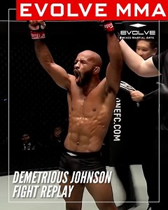 42 reactions | Built DIFFERENT  Watch as “Mighty Mouse” showcases his unparalleled skill and IQ in this electrifying bout!  Who’s up next for DJ? #MMA #MartialArts #DemetriousJohnson #EvolveFightTeam #EvolveMMA | Evolve MMA | Facebook