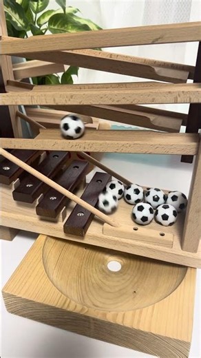 Amazing Marble Run Race! Soccer balls spin and fall