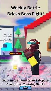 Weekly Battle Bricks Boss Fight! #roblox #thebattlebricks
