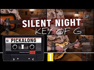 Silent Night PickAlong: Banjo, Guitar, & Mandolin in Key of G!