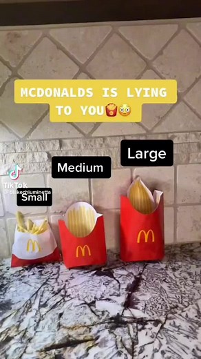 Fries Sizes Comparison: Small, Medium, and Large | McDonald's vs Jollibee